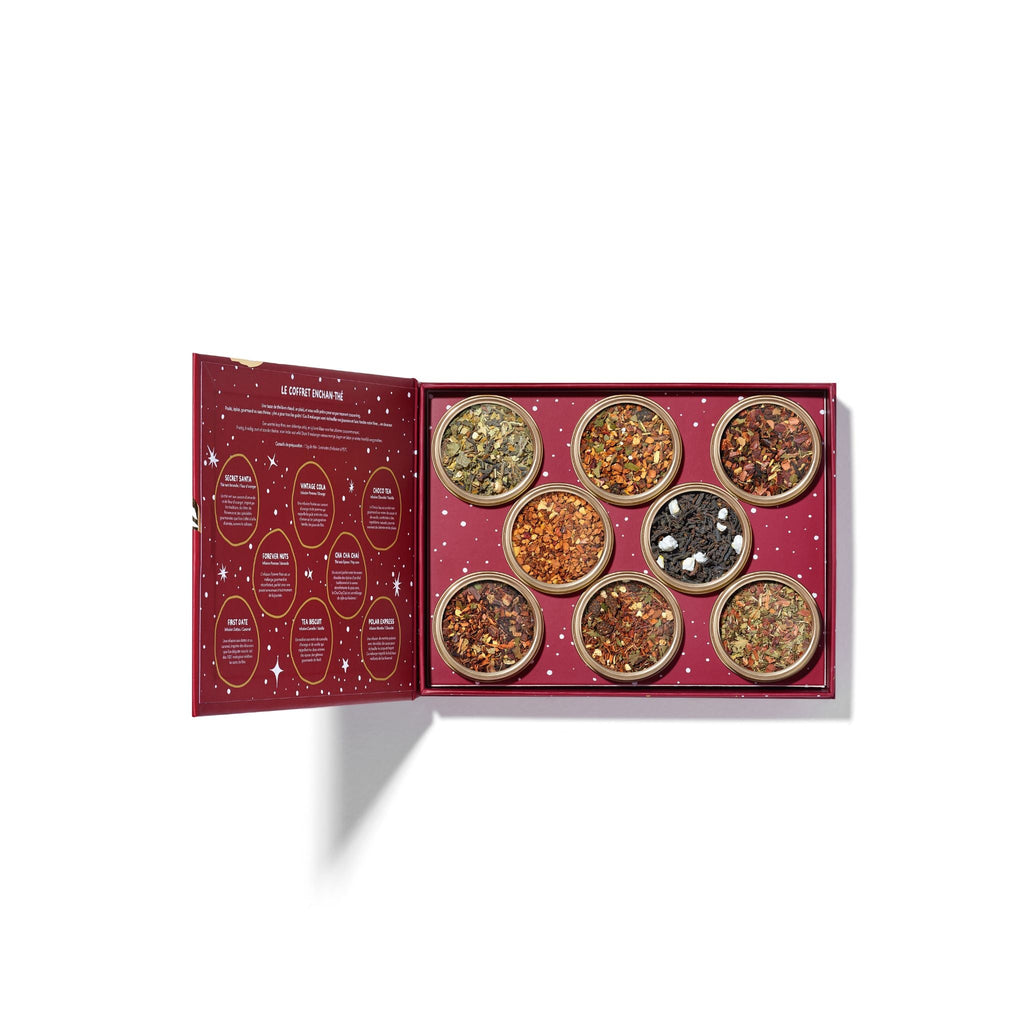 Coffret Enchan-thé - 8 boites de thés et infusions en vrac