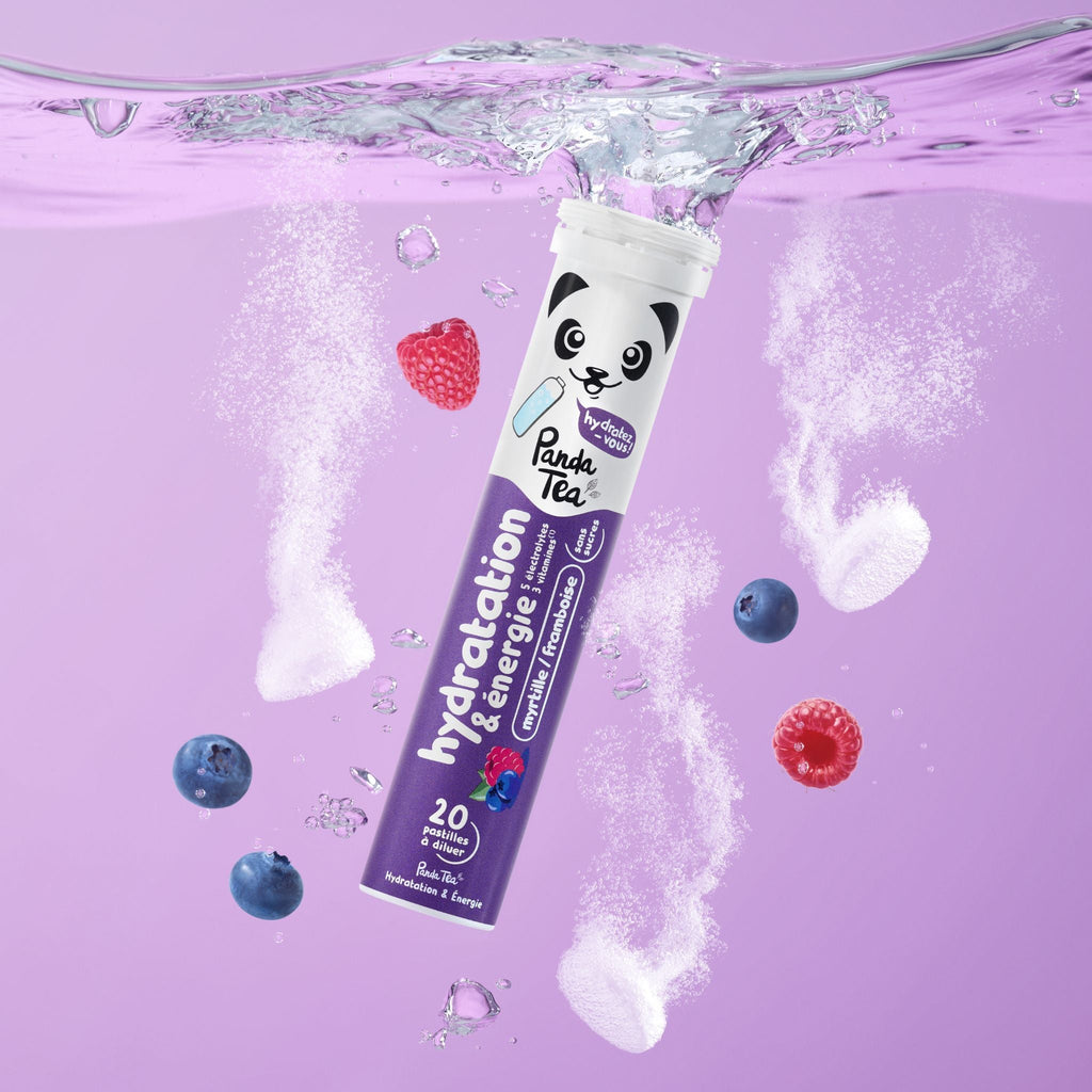 Pastilles Hydratation & Énergie - Myrtille-Framboise