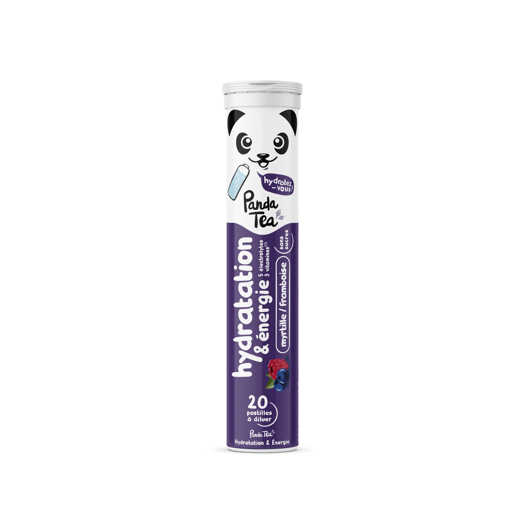 Pastilles Hydratation & Énergie - Myrtille-Framboise
