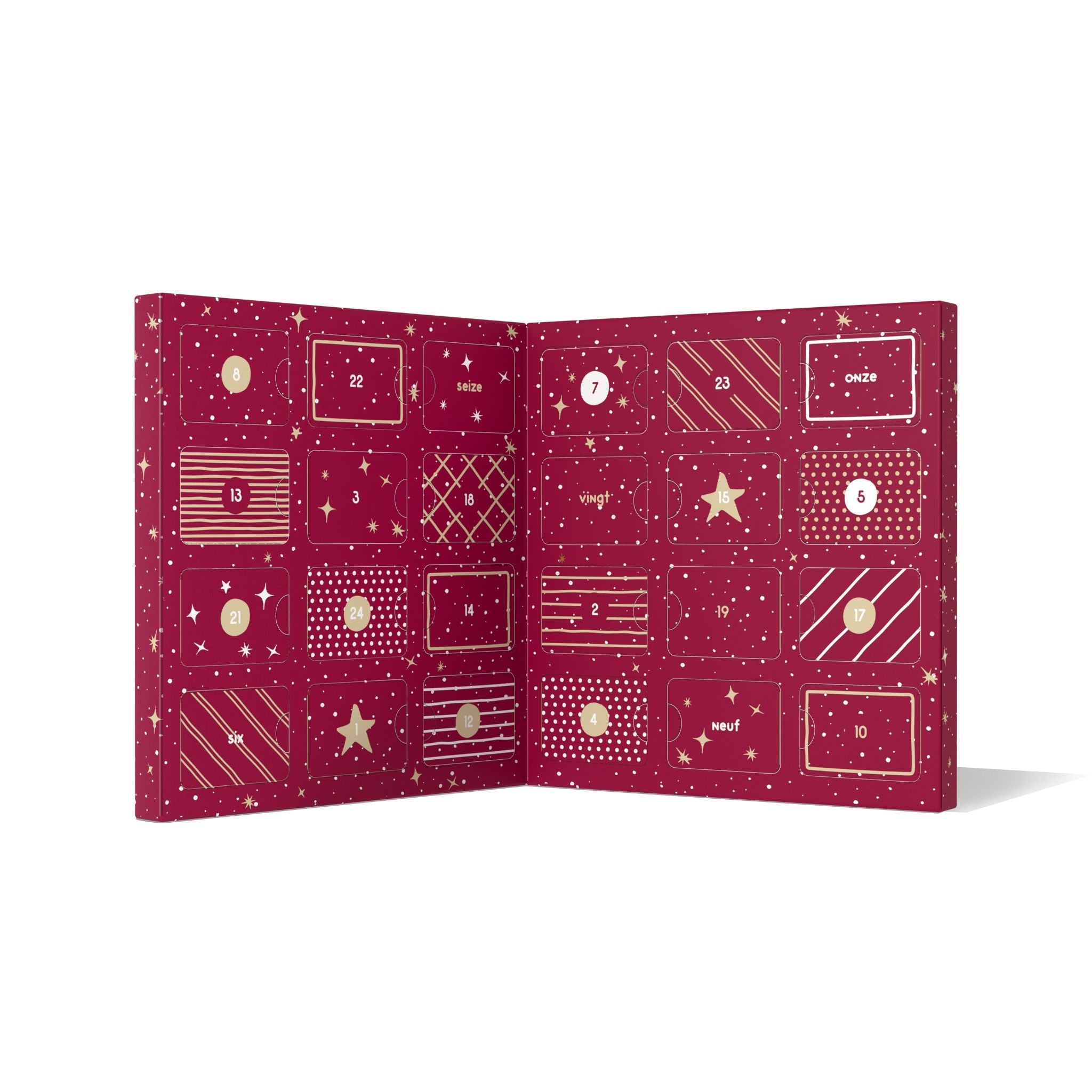 Calendrier de l'Avent, Coffret 20 sachets, Roue 36 sachets & Coffret 8 Boites Vrac