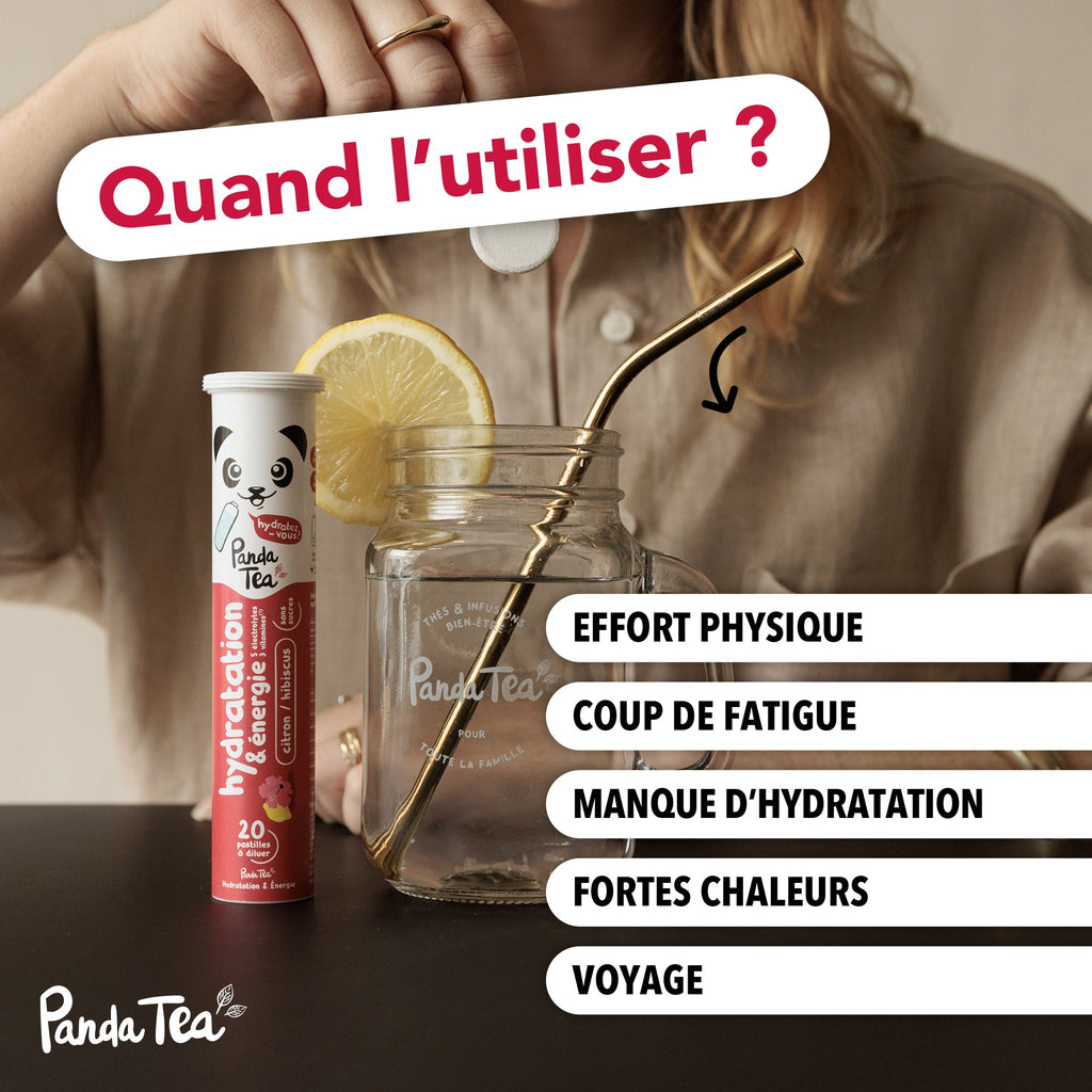Pastilles Hydratation & Énergie - Hibiscus-Citron