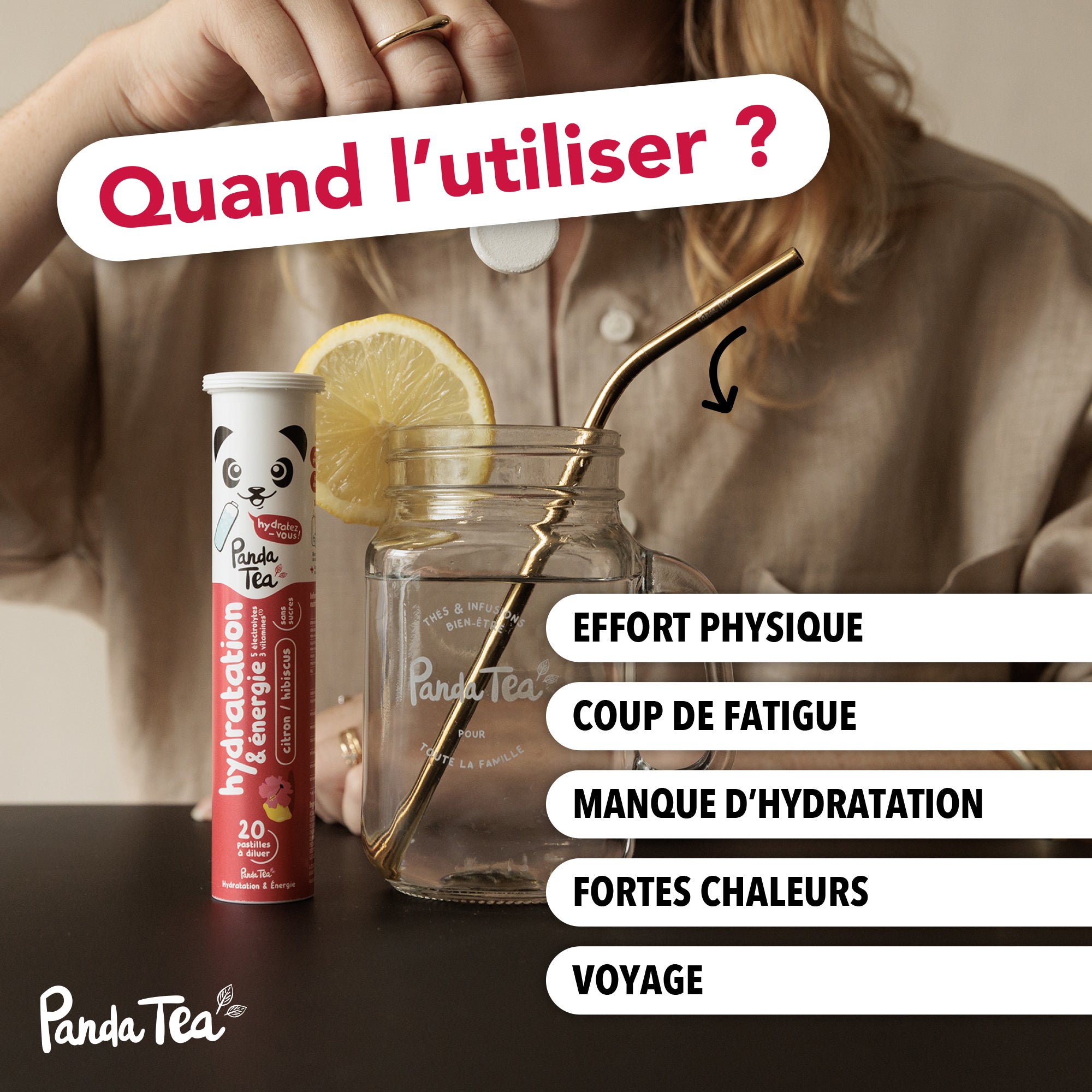 Pastilles Hydratation & Énergie - Hibiscus-Citron