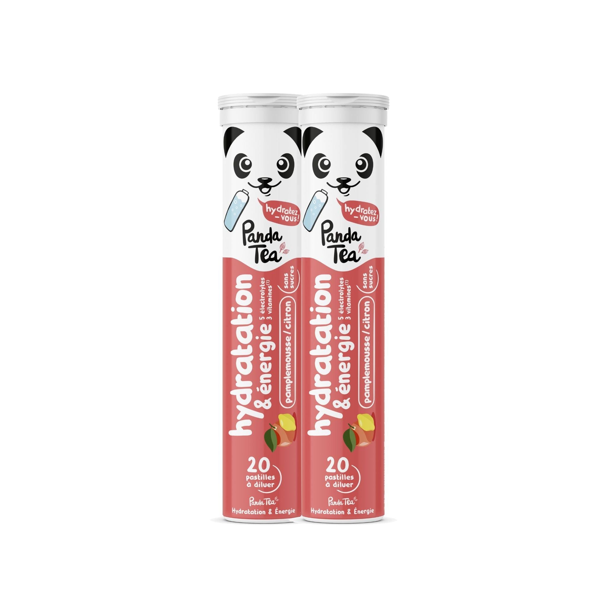 Pastilles Hydratation & Énergie - Pamplemousse-Citron