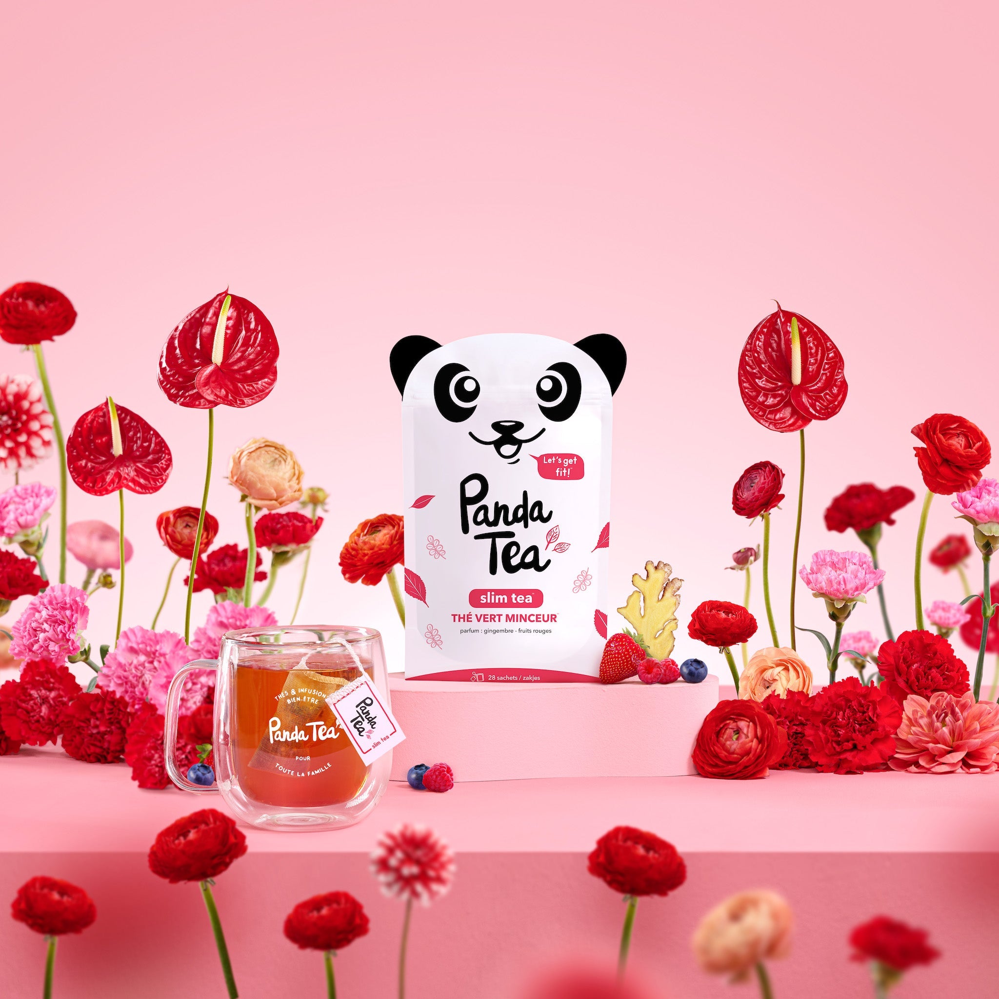 Slim Tea Gingembre - Fruits Rouges