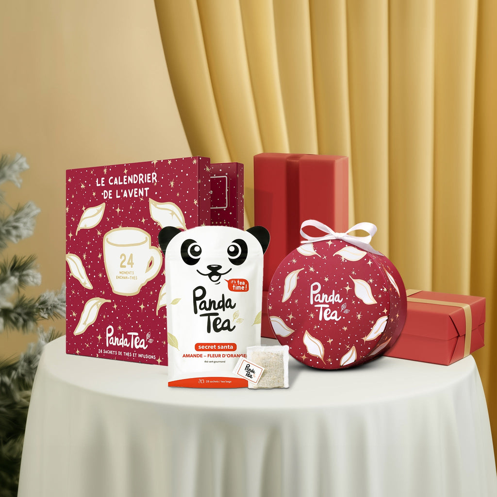 Calendrier de l'avent 24 sachets, Roue enchan-thé 36 sachets & Thé de Noël