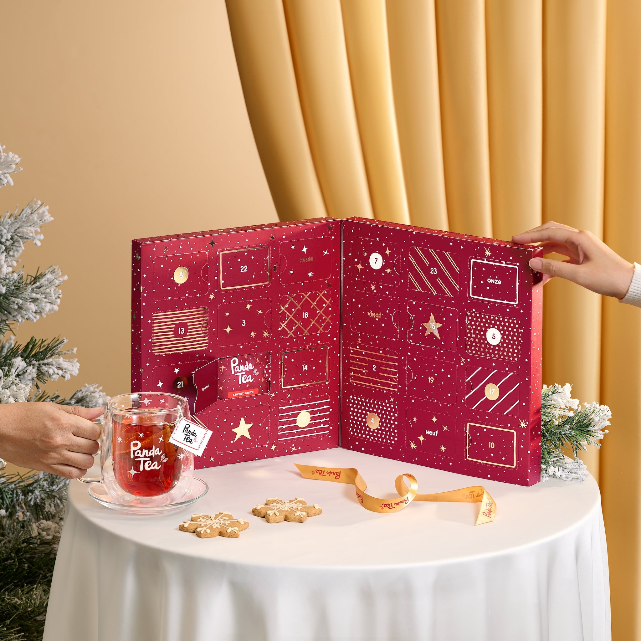Calendrier de l'Avent 24 sachets & le Thé de Noël Secret Santa