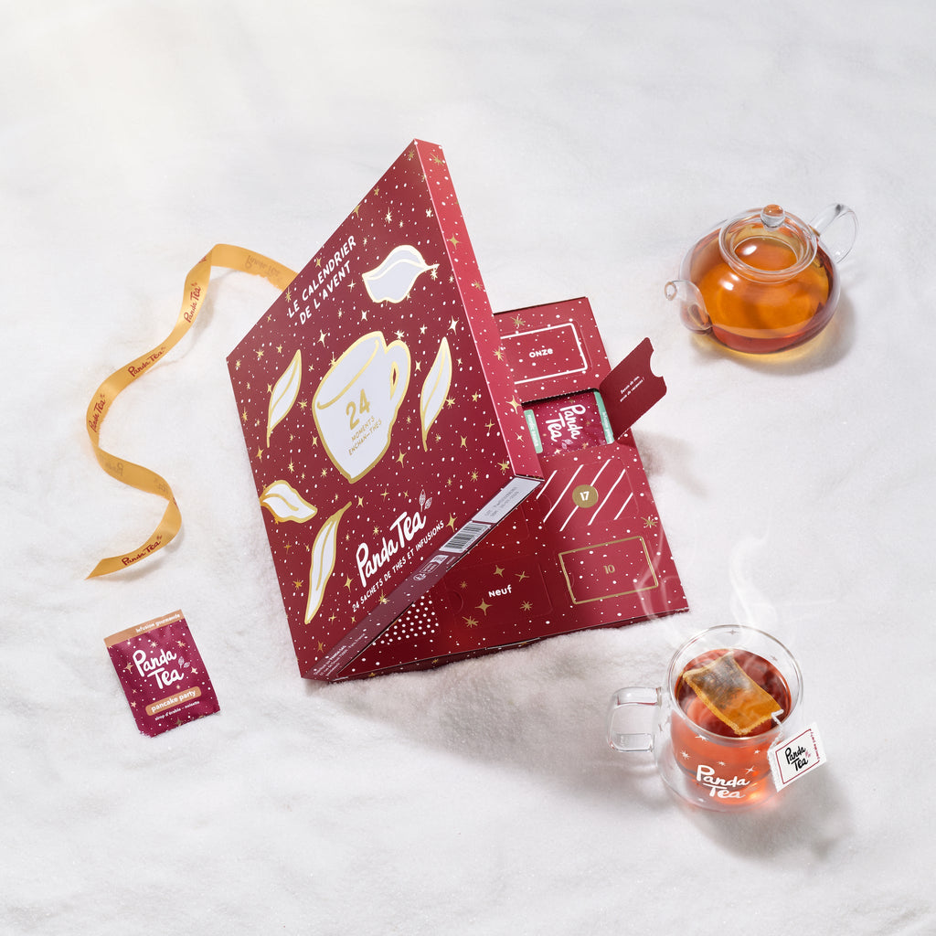 Calendrier de l'Avent 24 sachets, Coffret de Noël 20 sachets et Thé de Noël