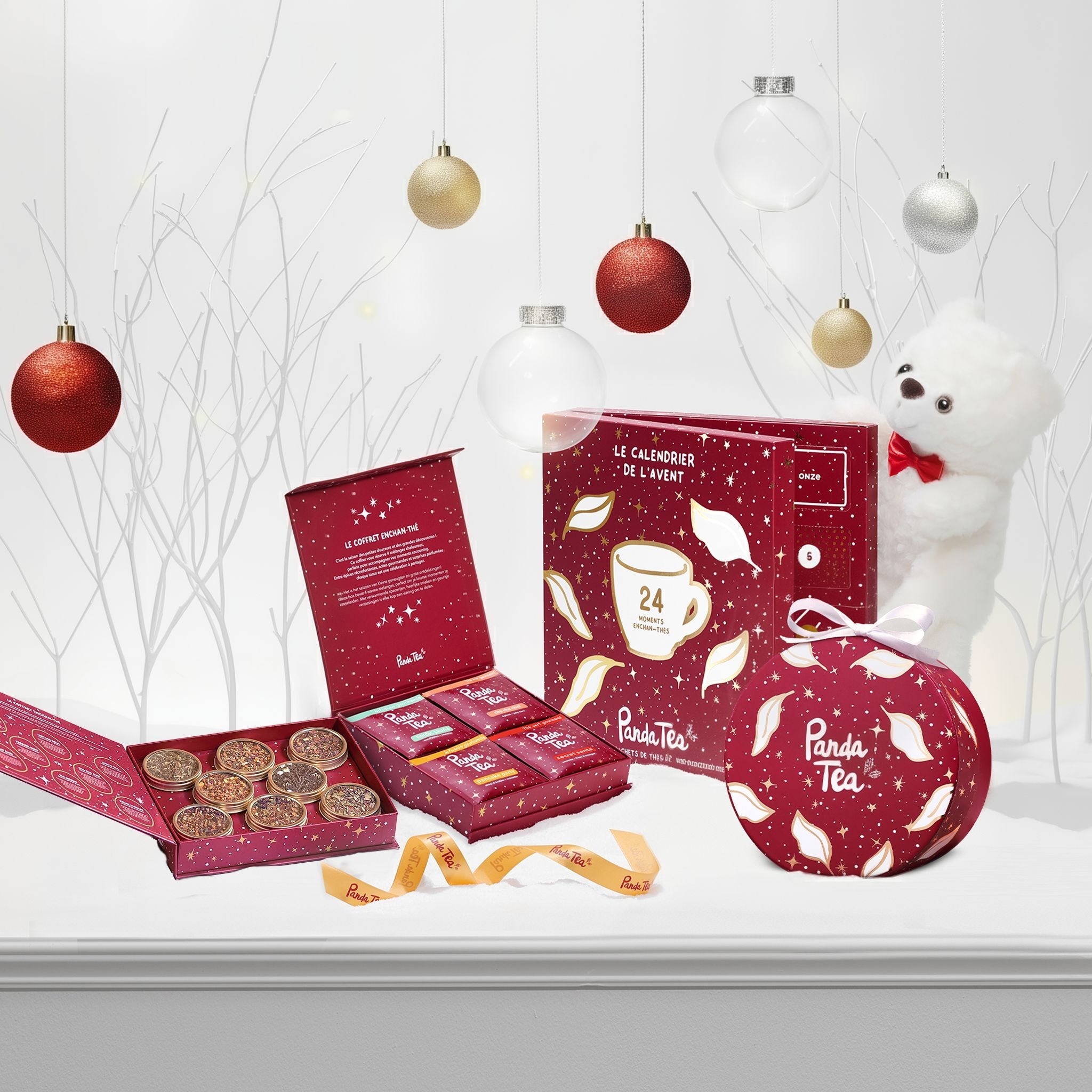 Calendrier de l'Avent, Coffret 20 sachets, Roue 36 sachets & Coffret 8 Boites Vrac