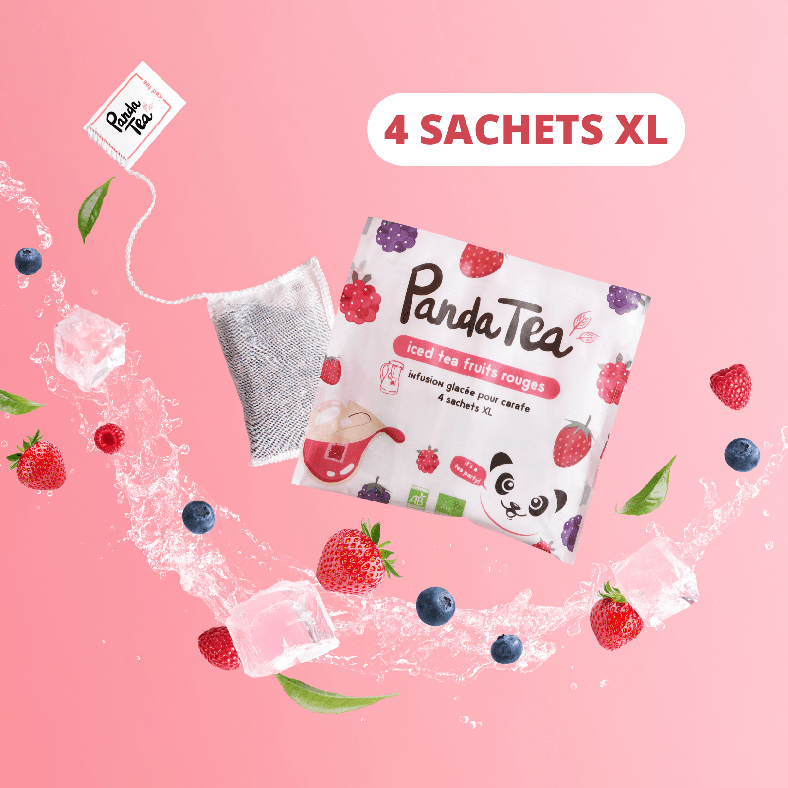 Sachets XL Carafe - Iced Tea Fruits rouges