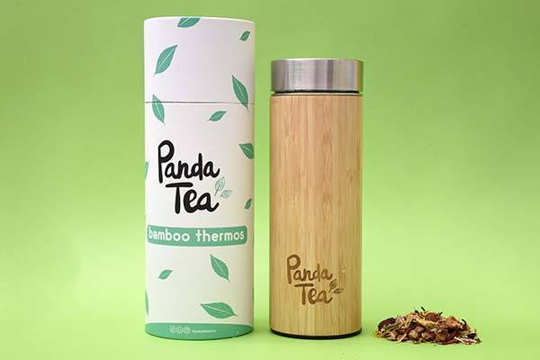 Thermos en Bambou avec Infuseur - 360 mL